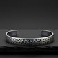 Uneven Textured Adjustable Modern Style Bangle/kadaa/Handcuff | 925 Sterling Silver Bracelet | With Certificate of Authenticity and 925 Hallmark - caratsutra