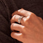 6mm wide Cuban Band Ring for Men, Sterling Silver 925 Ring | With Certificate of Authenticity and 925 Hallmark - caratsutra