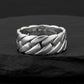 6mm wide Cuban Band Ring for Men, Sterling Silver 925 Ring | With Certificate of Authenticity and 925 Hallmark - caratsutra