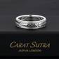 4mm wide Bullet Band Ring, Brush Matt-Finish, Sterling Silver 925 Ring | Jewellery for Men| With Certificate of Authenticity and 925 Hallmark - caratsutra