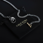 RARE PRINCE by CARAT SUTRA | 4mm wide Cuban with Pitbul Face lock chain Oxidised Box Chain | 925 Sterling Silver Chain |With Certificate of Authenticity and 925 Hallmark - caratsutra