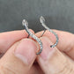 Unisex Antique finish snake Earrings | With Certificate of Authenticity and 925 Hallmark - caratsutra