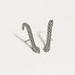 Unisex Antique finish snake Earrings | With Certificate of Authenticity and 925 Hallmark - caratsutra