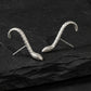 Unisex Antique finish snake Earrings | With Certificate of Authenticity and 925 Hallmark - caratsutra