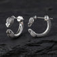 Unisex Antique finish snake Earrings | With Certificate of Authenticity and 925 Hallmark - caratsutra