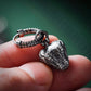 Unisex Antique finish 3D Rattlesnake Earrings | With Certificate of Authenticity and 925 Hallmark - caratsutra