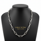 8mm wide Unique Heracles Engraved Box type Handmade Chain | 925 Sterling Silver Chain | With Certificate of Authenticity and 925 Hallmark - caratsutra