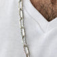 8mm wide Unique Heracles Engraved Box type Handmade Chain | 925 Sterling Silver Chain | With Certificate of Authenticity and 925 Hallmark - caratsutra