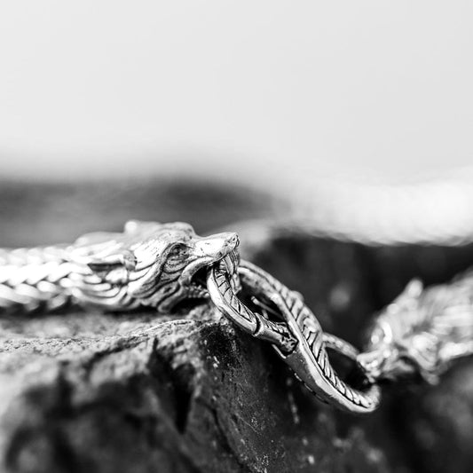5mm wide Wolf Chain | 925 Sterling Silver Chain | With Certificate of Authenticity and 925 Hallmark - caratsutra