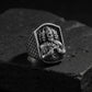 Panchmukhi Hanuman Ji Ring | 925 Sterling Silver Oxidized Ring | With Certificate of Authenticity and 925 Hallmark
