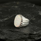 Unique Designed Turkish Style Ring with 12ct Fire Australian Opal | 925 Sterling Silver Oxidized Ring | With Certificate of Authenticity and 925 Hallmark