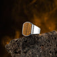 Turkish Style Ring with Natural Tiger Eye Stone | 925 Sterling Silver Oxidized Ring | With Certificate of Authenticity and 925 Hallmark