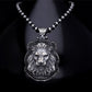 Unique Designed Lion Pendant for Men | 925 Sterling Silver Oxidized Pendant | Men's Jewelry | With Certificate of Authenticity and 925 Hallmark