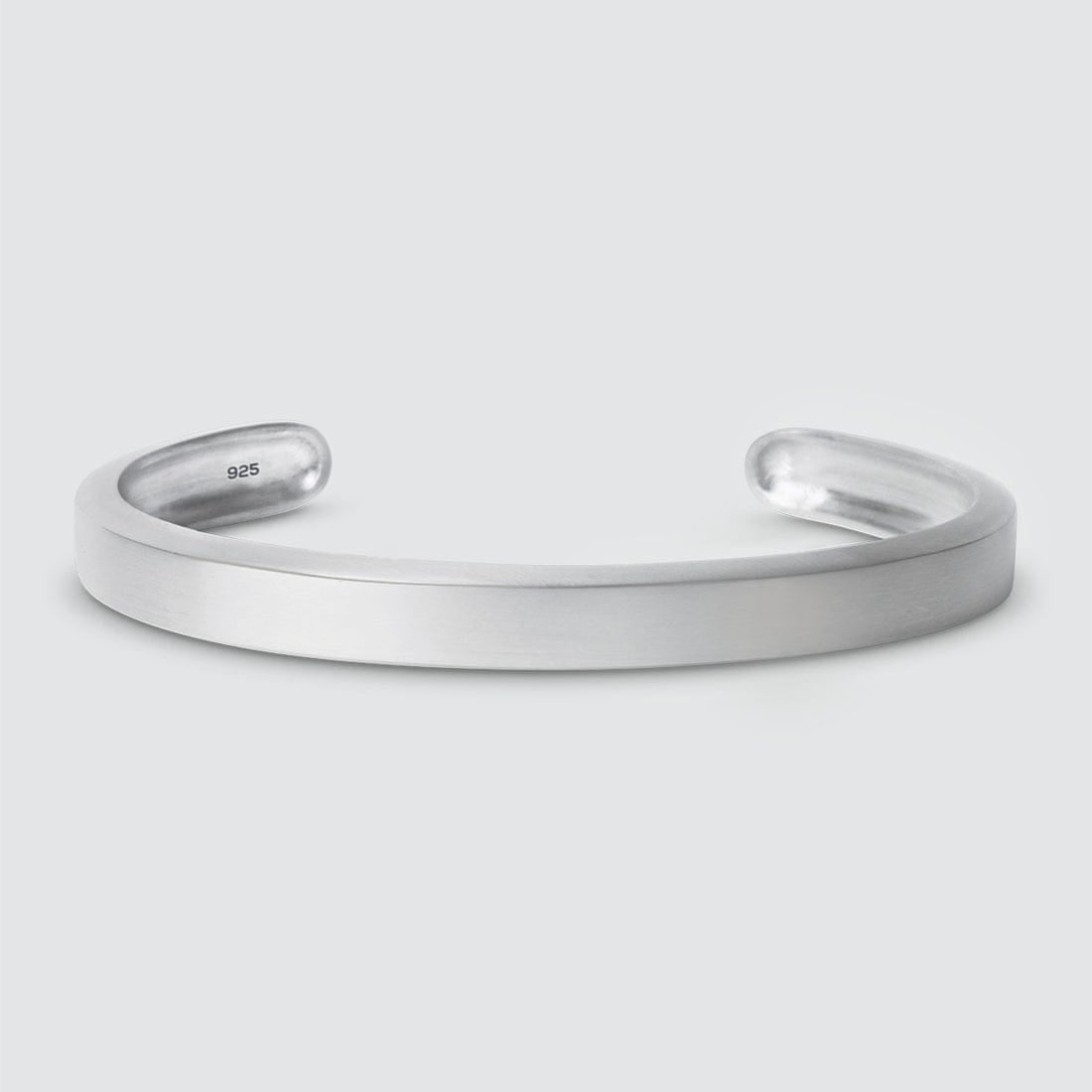 Brush & Matt Finish Adjustable Cuff Style Bangle/kadaa/Handcuff | 925 Sterling Silver Bracelet | With Certificate of Authenticity and 925 Hallmark