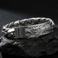 16mm wide Unique Embossed Dragon Bracelet for Men | 925 Sterling Silver Bracelet | With Certificate of Authenticity and 925 Hallmark