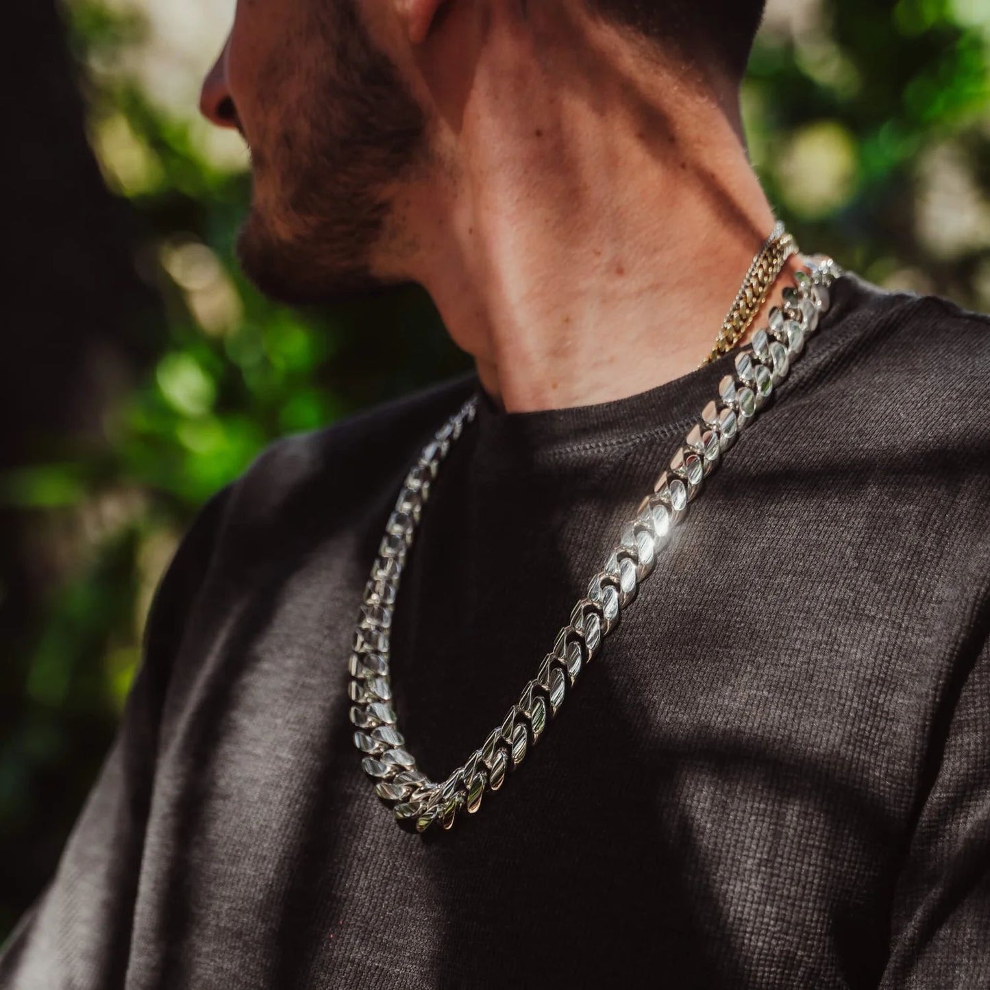 22mm Wide Solid Miami Cuban Link Chain | 925 Sterling Silver Chain | Men's Jewelry | With Certificate of Authenticity and 925 Hallmark
