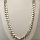 18mm Wide Solid Miami Cuban Link Chain | 925 Sterling Silver Chain | Men's Jewelry | With Certificate of Authenticity and 925 Hallmark