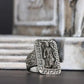 Antique Designed Ram Bhagwan Ring | 925 Sterling Silver Oxidized Ring | Men's Jewelry | With Certificate of Authenticity and 925 Hallmark