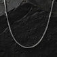 Minimalist Solid 4mm Box Chain | 925 Sterling Silver Chain | Men's Jewelry | With Certificate of Authenticity and 925 Hallmark - caratsutra