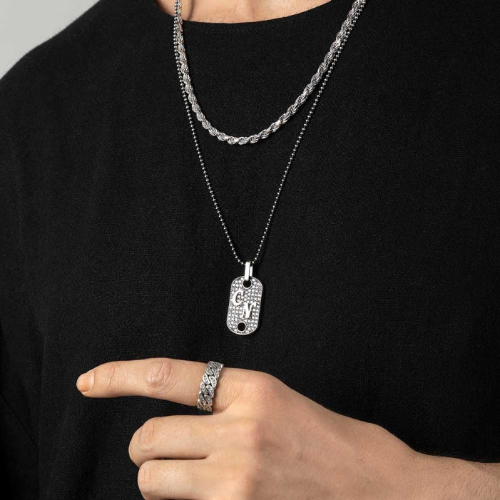 Minimalist Solid 4mm Rope Chain | 925 Sterling Silver Chain | Men's Jewelry | With Certificate of Authenticity and 925 Hallmark - caratsutra
