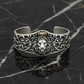 Unique 925 Silver Oxidized Lion Kada / Cuff Bracelet | Bracelet for Men | 925 Sterling Silver Cuff | Men's Jewelry | With Certificate of Authenticity and 925 Hallmark (Copy) - caratsutra