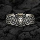 Unique 925 Silver Oxidized Lion Kada / Cuff Bracelet | Bracelet for Men | 925 Sterling Silver Cuff | Men's Jewelry | With Certificate of Authenticity and 925 Hallmark (Copy) - caratsutra