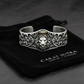 Unique 925 Silver Oxidized Lion Kada / Cuff Bracelet | Bracelet for Men | 925 Sterling Silver Cuff | Men's Jewelry | With Certificate of Authenticity and 925 Hallmark (Copy) - caratsutra