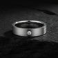 Exclusive Classic Band Ring for Men, Brush Matt-Finish, Sterling Silver 925 Ring | Jewellery for Men| With Certificate of Authenticity and 925 Hallmark - caratsutra