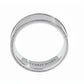 4mm wide Unique designed Band Ring, Brush Matt-Finish, Sterling Silver 925 Ring | Jewellery for Men| With Certificate of Authenticity and 925 Hallmark - caratsutra
