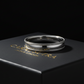 4mm wide Unique designed Band Ring, Brush Matt-Finish, Sterling Silver 925 Ring | Jewellery for Men| With Certificate of Authenticity and 925 Hallmark - caratsutra