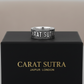 Exclusive CARAT SUTRA Band Ring, Oxidized Sterling Silver 925 Ring | With Certificate of Authenticity and 925 Hallmark - caratsutra