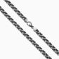 10mm Wide Oxidised Solid Miami Cuban Link Chain Studded With Black Zirconia Stone | 925 Sterling Silver Chain | Men's Jewelry | With Certificate of Authenticity and 925 Hallmark - caratsutra