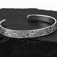 10mm wide adjustable Hand-Engraved Handcuff / Kada Ring, Oxidized Sterling Silver 925 Ring |With Certificate of Authenticity and 925 Hallmark - caratsutra