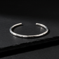 Infinity bangle | Matt / Shiny Finish Adjustable Cuff Style Bangle / kadaa | 925 Sterling Silver