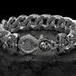 RARE PRINCE by CARAT SUTRA | Unique Designed Skull Bracelet for Men | Biker Bracelet for Men | 925 Sterling Silver Bracelet | Men's Jewelry | With Certificate of Authenticity and 925 Hallmark