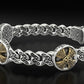RARE PRINCE by CARAT SUTRA | Unique Antique Cross Designed Bracelet for Men | 925 Oxidized Silver Bracelet | Men's Jewelry | With Certificate of Authenticity and 925 Hallmark