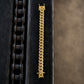 RARE PRINCE by CARAT SUTRA | 12mm Wide Solid Miami Cuban Link Bracelet | 22kt Gold Micron Plated 925 Sterling Silver Bracelet | Men's Jewelry | With Certificate of Authenticity and 925 Hallmark - caratsutra