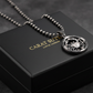 RARE PRINCE by CARAT SUTRA | Unique Cancer Zodiac Designed Pendant Studded with Black Zircons | Unisex 925 Sterling Silver Oxidized Pendant | Men's Jewelry | With Certificate of Authenticity and 925 Hallmark - caratsutra