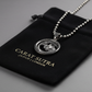 RARE PRINCE by CARAT SUTRA | Unique Capricorn Zodiac Designed Pendant Studded with Black Zircons | Unisex 925 Sterling Silver Oxidized Pendant | Men's Jewelry | With Certificate of Authenticity and 925 Hallmark - caratsutra