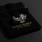 Eagle bangle | Matt / Shiny Finish Adjustable Cuff Style Bangle / kadaa | 925 Sterling Silver