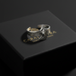 Eagle bangle | Matt / Shiny Finish Adjustable Cuff Style Bangle / kadaa | 925 Sterling Silver