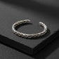 Handwoven Rope bangle | Matt / Shiny Finish Adjustable Cuff Style Bangle / kadaa | 925 Sterling Silver