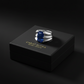 Classic design Ring with Blue Sapphire (Neelam), 925 Sterling Silver Ring | With Certificate of Authenticity and 925 Hallmark