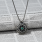 RARE PRINCE by CARAT SUTRA | Unique Designed Evil Eye Pendant for Men | 925 Sterling Silver Oxidized Pendant | Men's Jewelry | With Certificate of Authenticity and 925 Hallmark - caratsutra