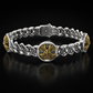 RARE PRINCE by CARAT SUTRA | Unique Antique Cross Designed Bracelet for Men | 925 Oxidized Silver Bracelet | Men's Jewelry | With Certificate of Authenticity and 925 Hallmark - caratsutra