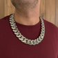 25mm Wide Solid Miami Cuban Link Chain | 925 Sterling Silver Chain | Men's Jewelry | With Certificate of Authenticity and 925 Hallmark