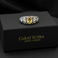 Antique Designed Elephant Band Ring studded with 6ct Natural Citrine Stone | 925 Sterling Silver Oxidized Ring | With Certificate of Authenticity and 925 Hallmark