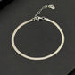 Minimalist 4mm Snake Bracelet | 925 Sterling Silver | With Certificate of Authenticity and 925 Hallmark