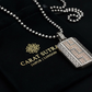 RARE PRINCE by CARAT SUTRA | Unique Greek Gucci Pattern Pendant Adorned with Cubic Zircons for Men | 925 Sterling Silver Oxidized Pendant | Men's Jewelry | With Certificate of Authenticity and 925 Hallmark - caratsutra