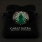 RARE PRINCE by CARAT SUTRA | Unique Designed Turkish Style Ring with Emerald | 925 Sterling Silver Oxidized Ring | Men's Jewelry | With Certificate of Authenticity and 925 Hallmark